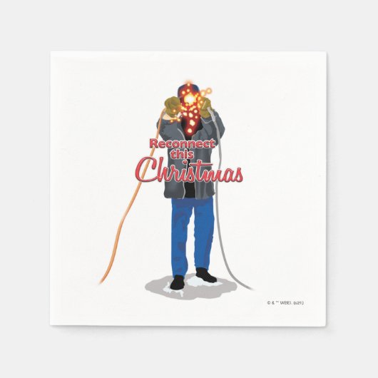 kerstvakantie | Deze kerst opnieuw aansluiten Servet (Voorkant)