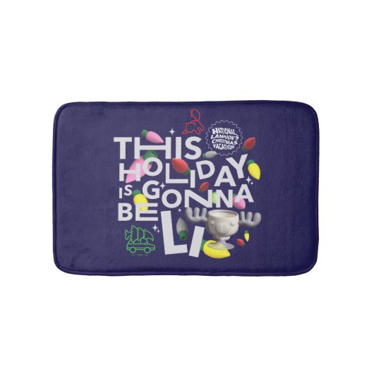kerstvakantie | Deze vakantie zal worden uitgestel Badmat (Voorkant)