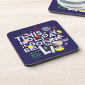 kerstvakantie | Deze vakantie zal worden uitgestel Bier Onderzetter (Linkerzijde)