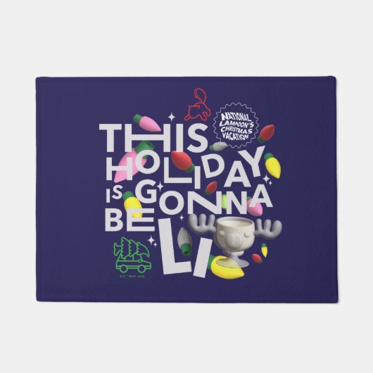 kerstvakantie | Deze vakantie zal worden uitgestel Deurmat (Voorkant)