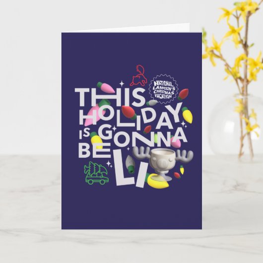 kerstvakantie | Deze vakantie zal worden uitgestel Kaart (Gele Bloem)