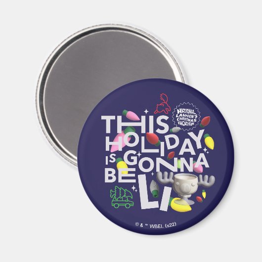 kerstvakantie | Deze vakantie zal worden uitgestel Magneet (Voorkant / Achterkant)