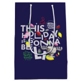 kerstvakantie | Deze vakantie zal worden uitgestel Medium Cadeauzakje (Achterkant)