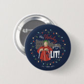 kerstvakantie | Deze vakantie zal worden uitgestel Ronde Button 5,7 Cm (Voorkant /achterkant)