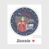 kerstvakantie | Deze vakantie zal worden uitgestel Sticker (Vel)