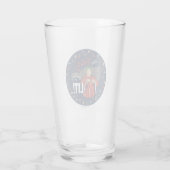 kerstvakantie | Deze vakantie zal worden verlaten Glas (Achterkant)