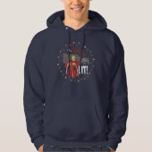 kerstvakantie | Deze vakantie zal worden verlaten Hoodie (Voorkant)