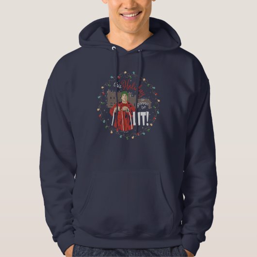 kerstvakantie | Deze vakantie zal worden verlaten Hoodie (Voorkant)