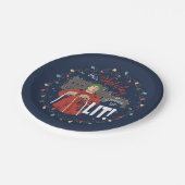 kerstvakantie | Deze vakantie zal worden verlaten Papieren Bordje (Gekanteld)