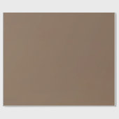 Kerstvakantie diep donker verzadigd bruin cadeaupapier (Vlak)