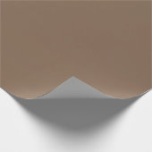 Kerstvakantie diep donker verzadigd bruin cadeaupapier (Hoek)