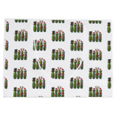 Kerstvakantie Dill Pickles Gift Bag Groot Cadeauzakje (Achterkant)