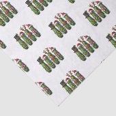 Kerstvakantie Dill Pickles Gift Tissue Paper Tissuepapier (Detail)