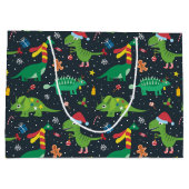 Kerstvakantie Dinosaurus Cadeautas (Achterkant)