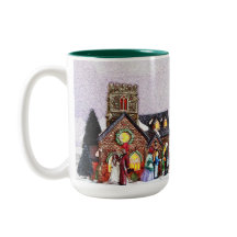 Kerstvakantie dorp Scène