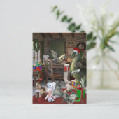 Kerstvakantie Dragon Family Briefkaart (Staand voorkant)