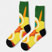 kerstvakantie eenvoudige elegante cadeaus MONOGRAM Sokken (Links)