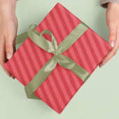 Kerstvakantie Eenvoudige Rode Groene Groene Krans Inpakpapier Vel