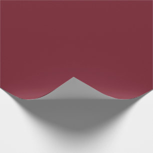 Kerstvakantie effen cranberry donkerrood cadeaupapier