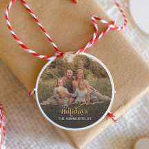 Kerstvakantie Familie Foto Festief Modern