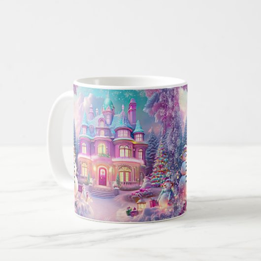 Kerstvakantie Fantasy Mok (Voorkant links)