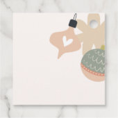 Kerstvakantie Favoriet Tags Bedankjes Labels (Achterkant)