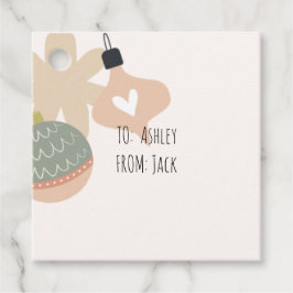 Kerstvakantie Favoriet Tags Bedankjes Labels