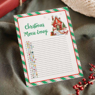 Kerstvakantie Feest Film Emoji Spel Feestdagenkaart