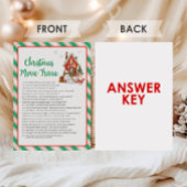 Kerstvakantie Feest Film Trivia Spel Feestdagenkaart