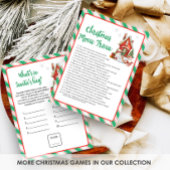 Kerstvakantie Feest Film Trivia Spel Feestdagenkaart