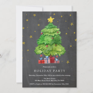 Kerstvakantie Feest Uitnodiging