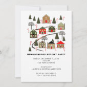 Kerstvakantie Feest Uitnodigingen (Voorkant)