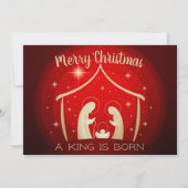 kerstvakantie feestdagenkaart (Voorkant)