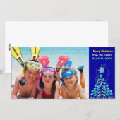 Kerstvakantie Feestdagenkaart (Voorkant / Achterkant)