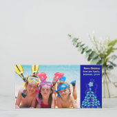 Kerstvakantie Feestdagenkaart (Staand voorkant)
