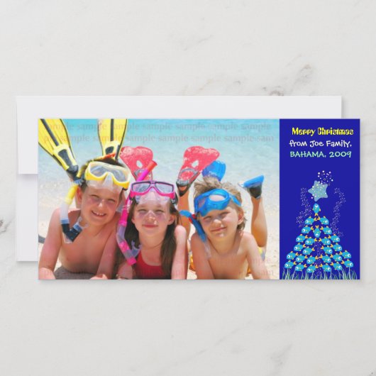 Kerstvakantie Feestdagenkaart (Voorkant)