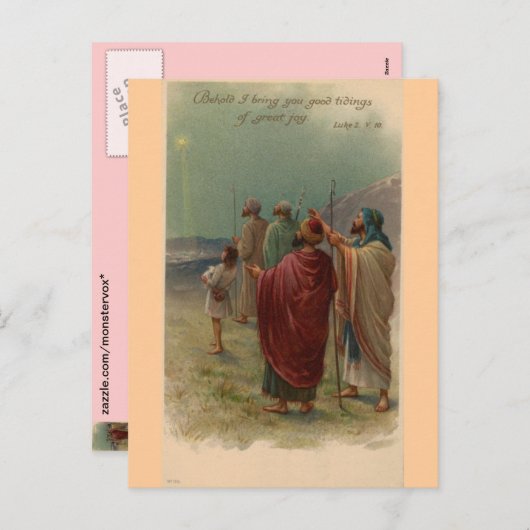 kerstvakantie feestdagenkaart (Voorkant / Achterkant)