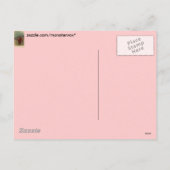 kerstvakantie feestdagenkaart (Achterkant)