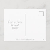 Kerstvakantie feestelijke pepermunt-spiraal snoepg feestdagenkaart (Achterkant)