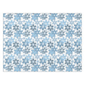 Kerstvakantie feestelijke wintersneeuwvlokken held tafelkleed (Voorkant (Horizontaal))