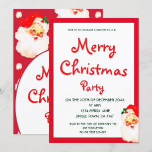 Kerstvakantie feestje Sinterklaas rood Kaart