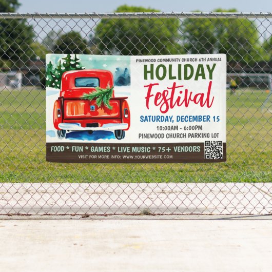 Kerstvakantie Festival Banner (Insitu)