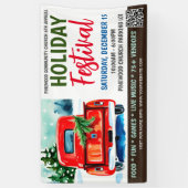 Kerstvakantie Festival Banner (Verticaal)