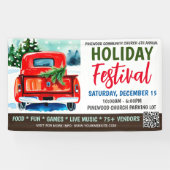 Kerstvakantie Festival Banner (Horizontaal)