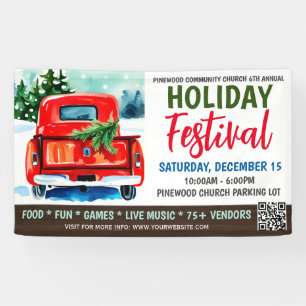 Kerstvakantie Festival Banner