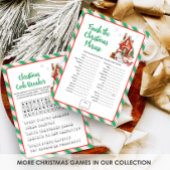 Kerstvakantie Finish de Kerst Puzzel Game Feestdagenkaart