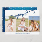 Kerstvakantie Foto Collage Kerstkaart (Voorkant / Achterkant)