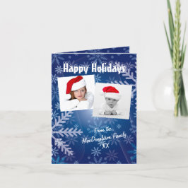 Kerstvakantie foto collage sjabloon