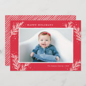 Kerstvakantie Foto Kaart (Voorkant / Achterkant)