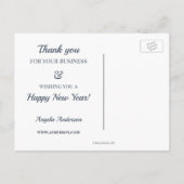 Kerstvakantie Foto Navy Trui Ansichtkaart Briefkaart (Achterkant)